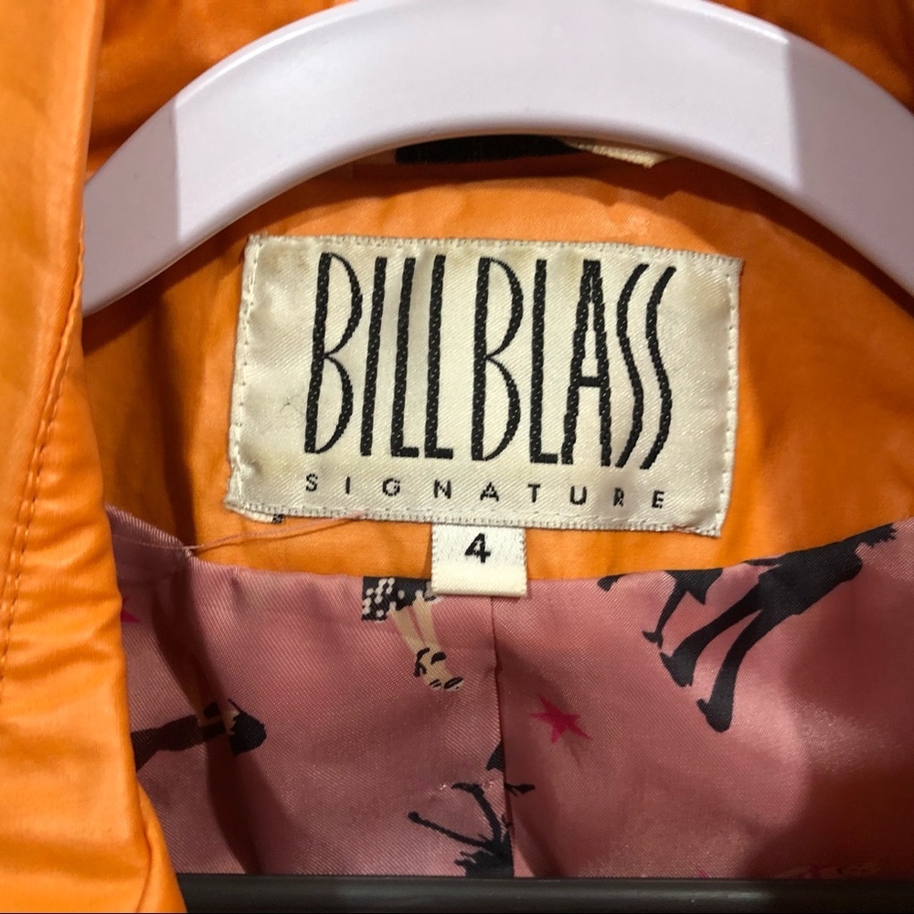 bill blass Orange Trench Coat - Picture 3 of 16